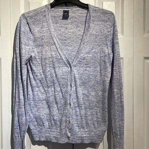 Gap heather purple cardigan size medium